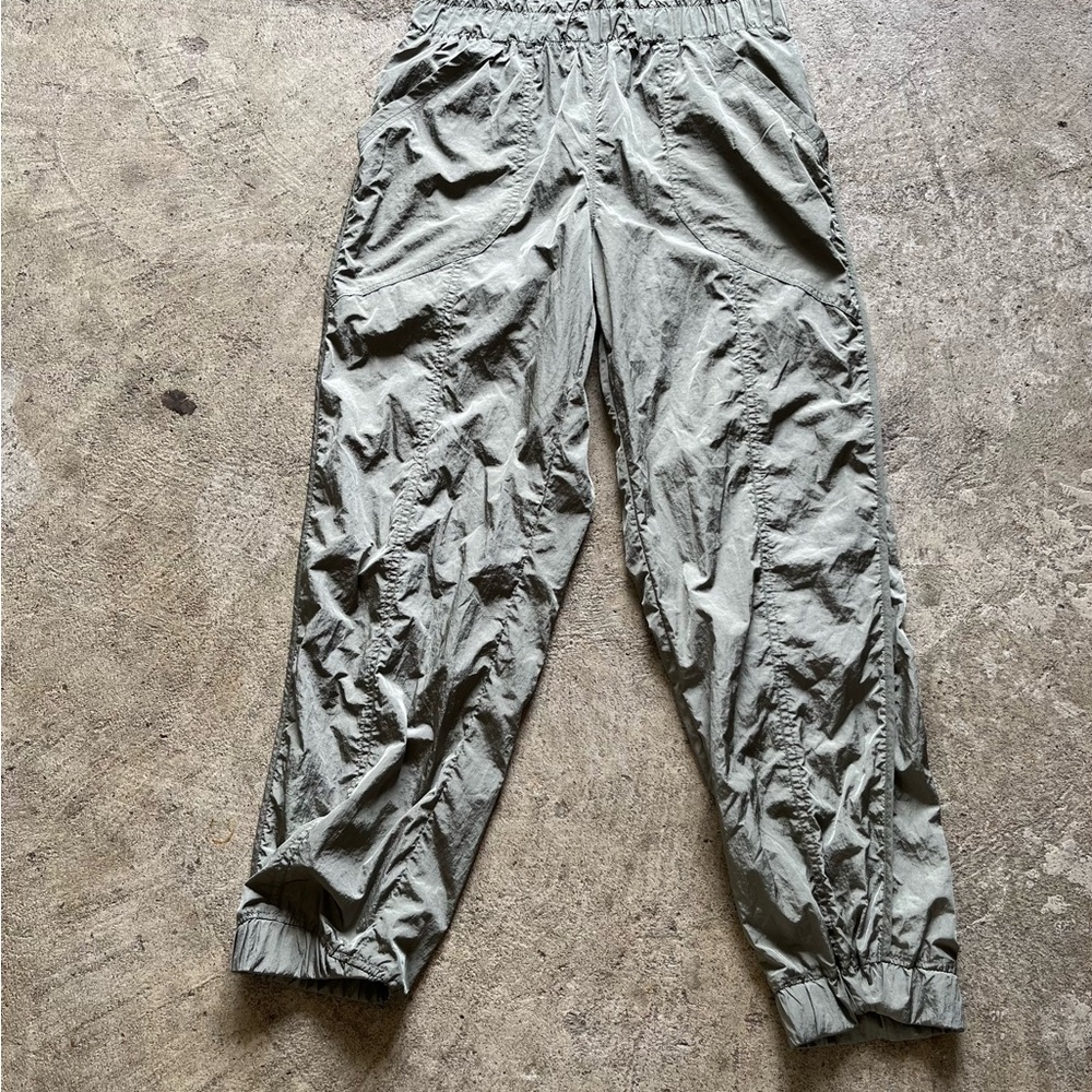 Free People Olive Green Lightweight Jogger Pants